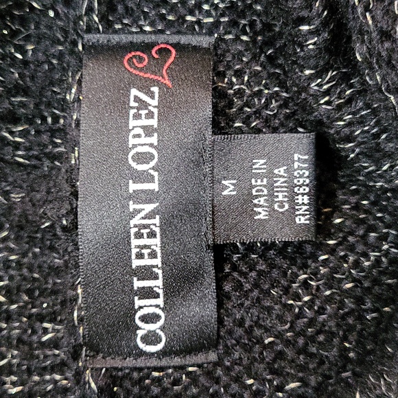 Colleen Lopez Black Cowl Neck Sweater - Picture 10 of 12